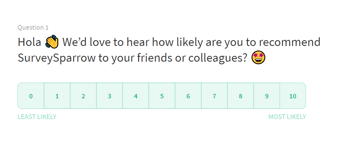 NPS email Template