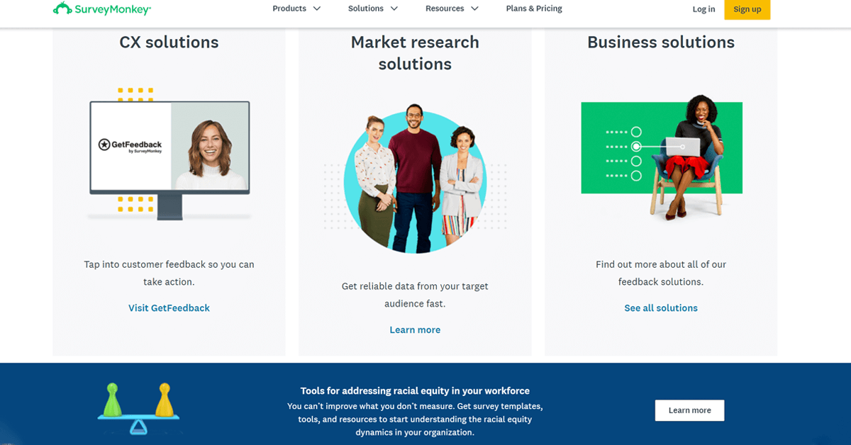 JotForm competitor - SurveyMonkey