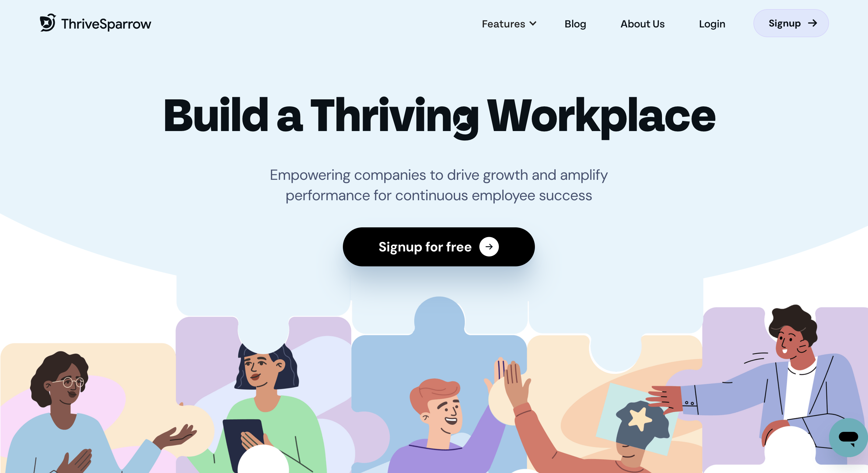 ThriveSparrow homepage