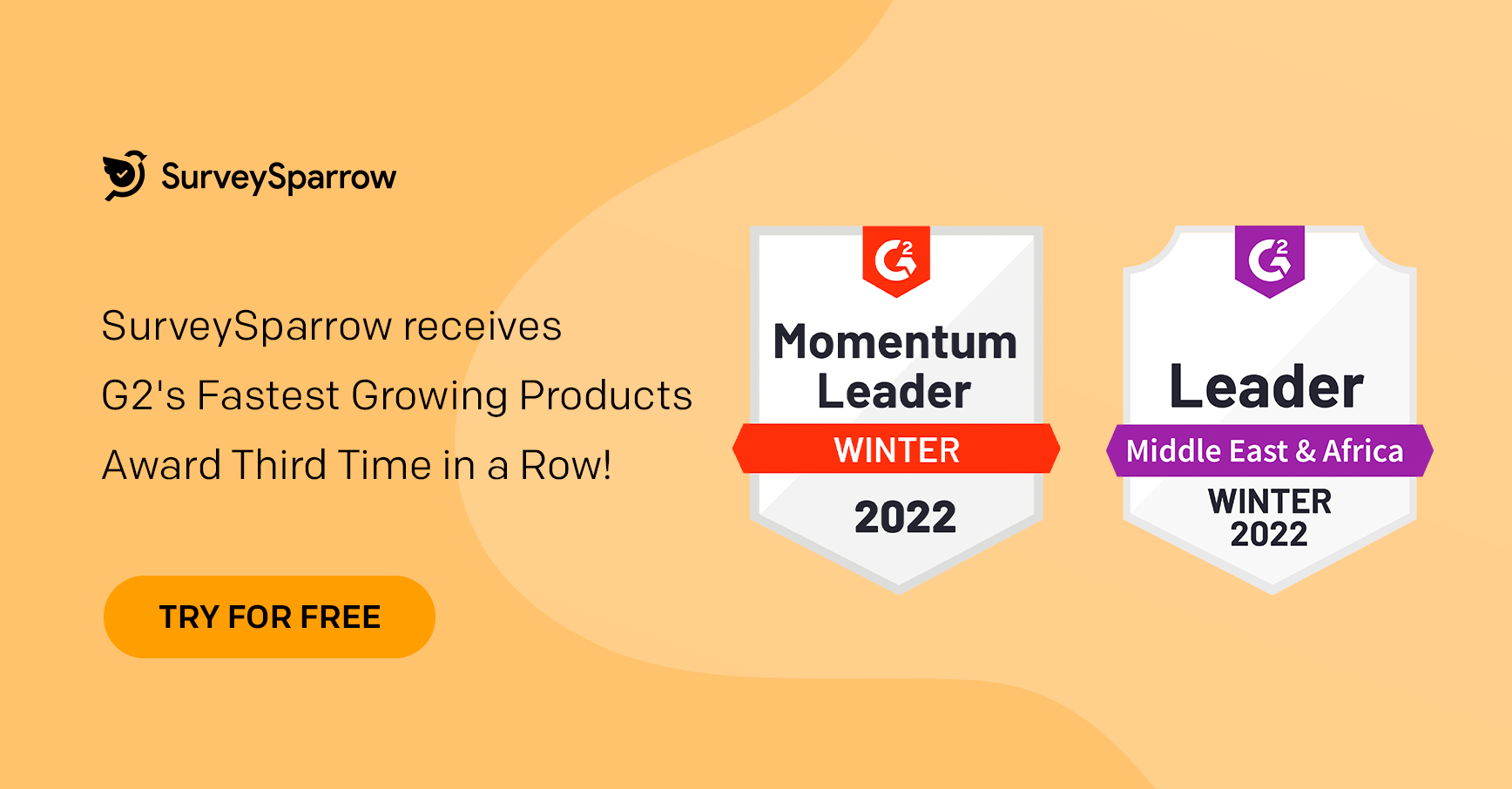 SurveySparrow - G2's fastest growing product