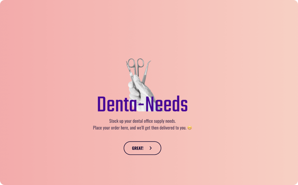 Dental Office Supply Order Form Template SurveySparrow