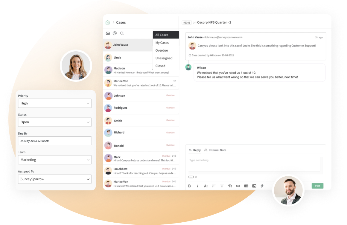 Ticket Management Tool - SurveySparrow