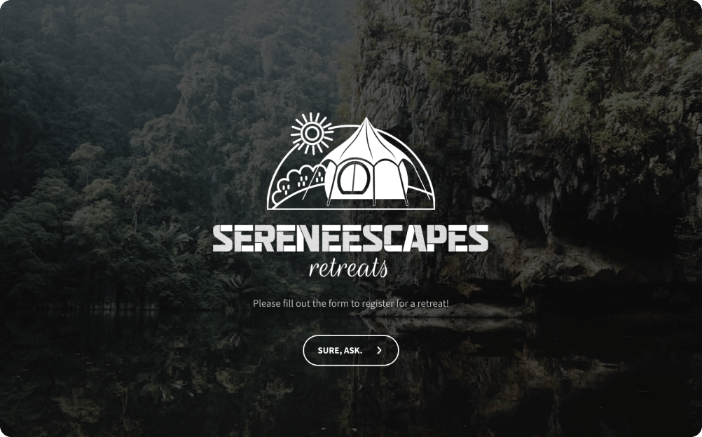 Retreat Registration Form Template Customizable Seamless Tracking