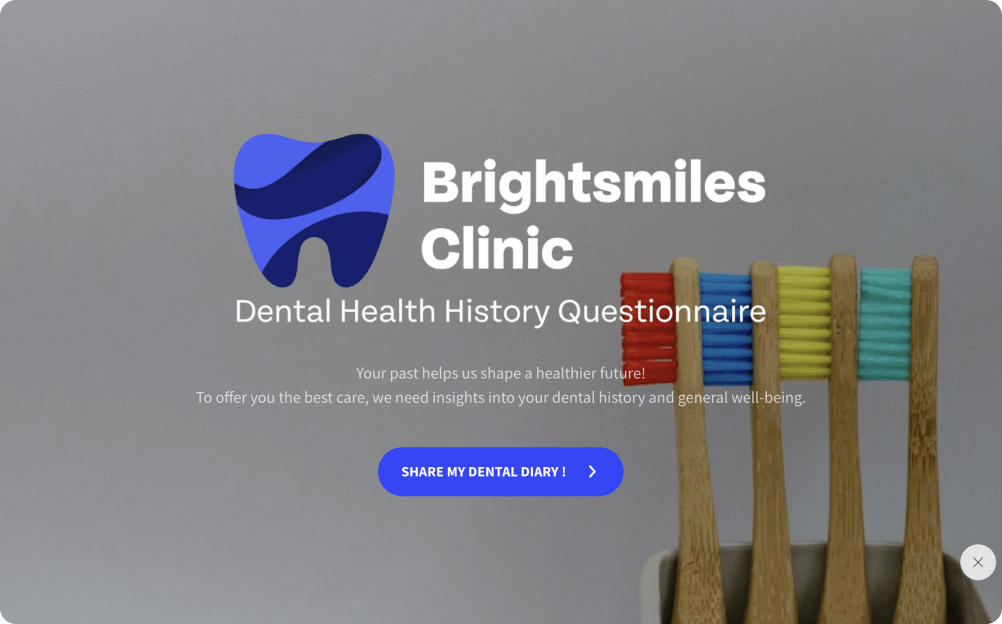 Dental Health History Questionnaire SurveySparrow